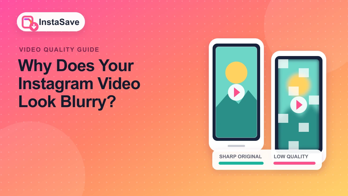 Why Does Instagram Downloaded Video Look Blurry? Common Fixes cover image